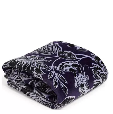 NWT Vera Bradley Disney Throw Blanket Mickey Minnie's Flirty Floral Tonal 80x50” • £66.54