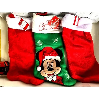 Disney Mickey Mouse Stocking Christmas 3D And 2 Other Dising • $16.10