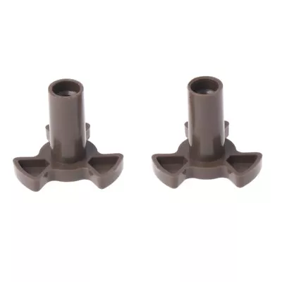 2Pcs Universal Microwave Turntable Coupler Plate Support Stand Drive Cog Tools • £5.22