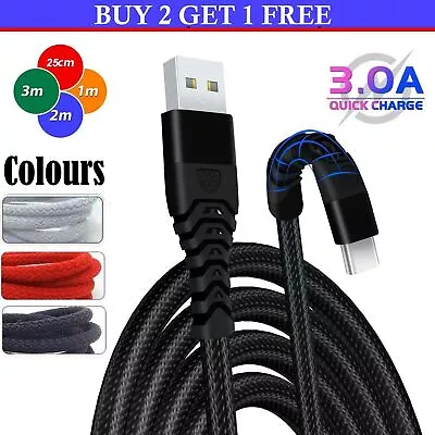 For Samsung Galaxy A14 A24 A34 A54 5G USB Type C 3.1 Charger Cable Data Lead • £1.99