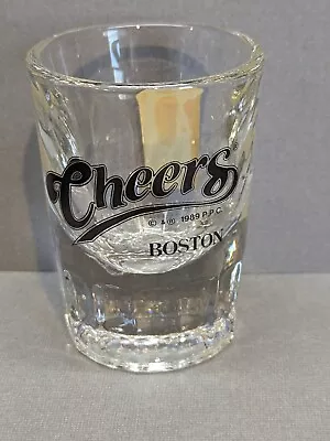 Vintage 1989 - Cheers Boston - Shot Glass - Large Heavy Glass • $3