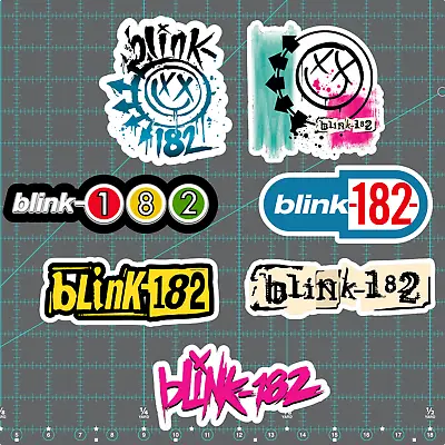 Blink-182 Logo Stickers - Waterproof Vinyl - Green Day Punk Rock Pop Alternative • $7.95