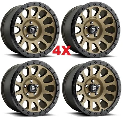 18 Fuel Vector Wheels Rims Bronze Fits Trd Tundra Sequoia D60018905657 • $1298