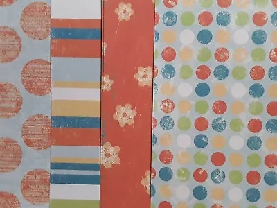 Vintage My Minds Eye Scrapbook Paper Summer Beachy 8 Singlesided By Traci Sims • $2