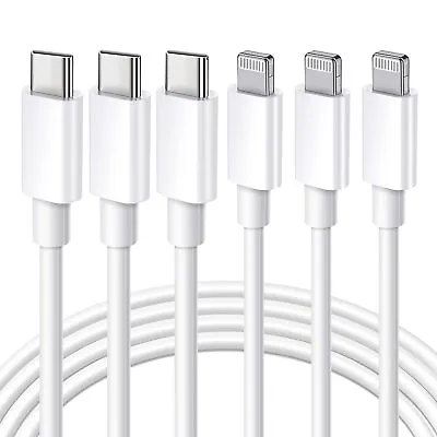 3pack TechFlo MFI Certified Lightning To USB C Cable For IPhone 13 12 11 Pro Max • $49.99