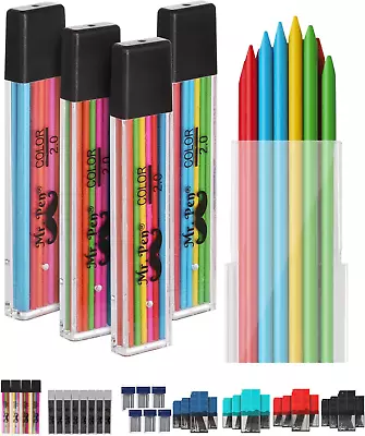 48Pack Colored 2mm Lead Refills For Mechanical Pencils Assorted Colors • $9.99