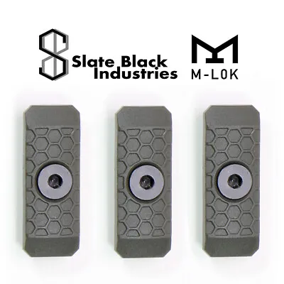 M-LOK Rail Cover Grip Panels - 3-pack (OD Green / 1-slot) For MLOK • $14.99