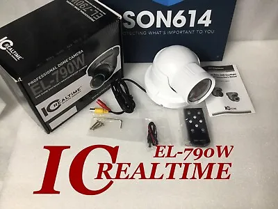 IC Realtime EL-790W Security Color Camera W/600TVL 2.8-10mm 16x Digital Zoom NEW • $97.90