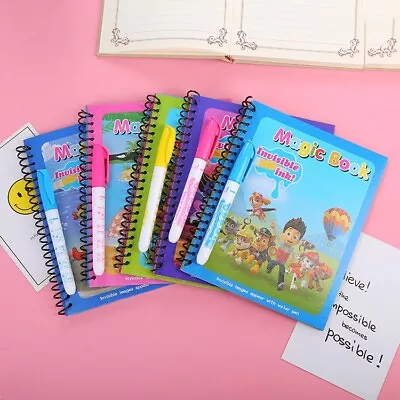 Reuse Water Paint Coloring Book With Magic Doodle Pen Kids Educational Toys • $5.95