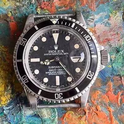 Vintage Rolex Submariner Date Ref.1680 Black Dial 40mm Year 71 Cal.1570  #5907 • $9800