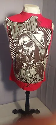 TAPOUT T Shirt Men Xl Cut Gym Style Sleeveless Custom  MMA UFC Goth • $20