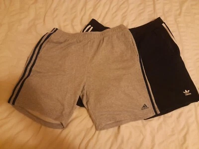 $32 • Buy  Adidas Men's 3 Stripe Essentials French Terry Shorts X 2. Size Xl 