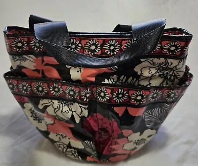 Vera Bradley Mocha Rouge Shower Caddy Mesh Tote-- Great For College Dorm/Travel • $19.95