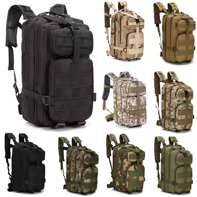 30L Military Tactical Backpack Large Army 3 Day Assault Pack Molle Bag Backpacks • $25.99