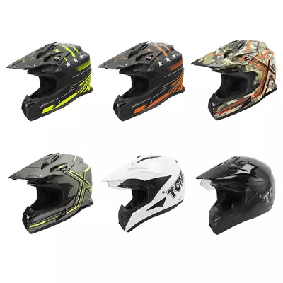 Adult ATV Helmet DOT Motocross Full Face Dirt Bike Offroad Motorcycle M L XL XXL • $49.99