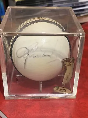 $500 • Buy Signed Shane Warne Cricket Ball