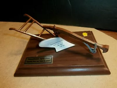 Rare 1998 PA Pennsylvania Farm Show Horse Drawn Walking Plow Collectible 1 - 150 • $36.99