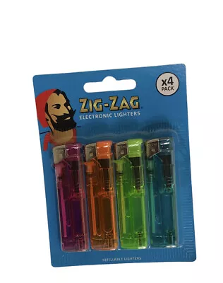 £2.99 • Buy 4 Pack Of Electronic Refillable Lighters . B-3