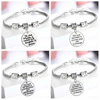 925 Sterling Silver Plated Bangle Bracelet Charm Lady Womens Jewellery Gift • £4.99