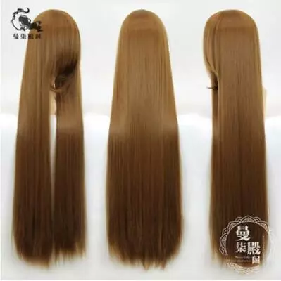 100cm / 40  New Fashion Party Long Straight Cosplay Wig Hair 24colors 610g Heavy • $34.99