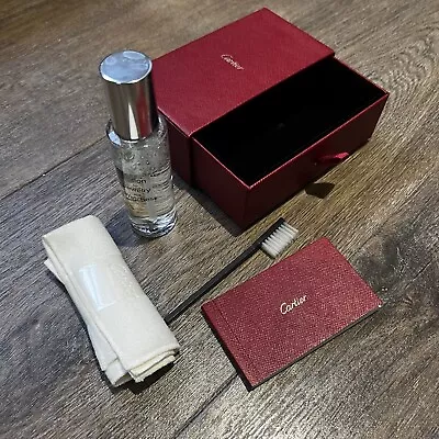 100% Authentic New Cartier Watch Cleaning Kit & Jewellery Cleaning Kit. • £28