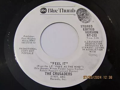 Demo Promo-the Crusaders-feel It/same-abc Blue Thumb • £1