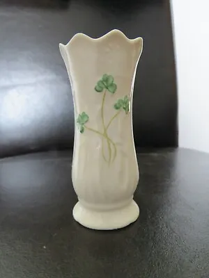 £5 • Buy Belleek Porcelain Spill  Vase Clover Pattern  2001-2007