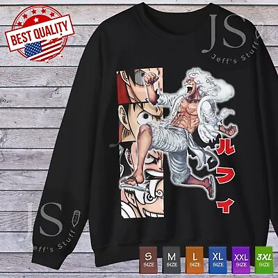 Mugiwara Monkey D Luffy Gear 5 Sweatshirt Anime One Piece Clothing Manga Cosplay • $26.99