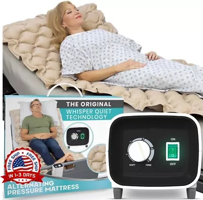 Medical Bed Med Aire Air Mattress Alternating Pressure Pump Pad Hospital System • $179.99