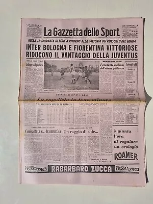 Journal Screen Sport 21 December 1959 Udinese-Juventus Bologna Inter Mario Corso • $17.63