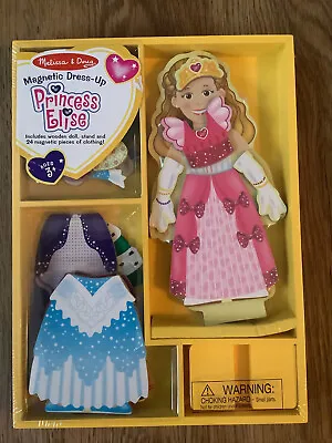 Melissa & Doug Magnetic Crowns And Gowns Wooden Princess Elise Dress-up Doll  • $7.99