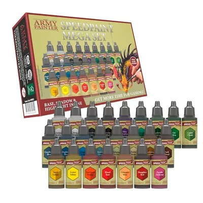 The Army Painter Speedpaint Mega Set - 24 X 18ml Speed Model Paint Kit • $77.99