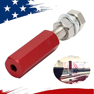 Red 1/4  UTV Quick Release Flag Pole Holder For ATV UTV Dirt Bike Desert Whip • $14.39