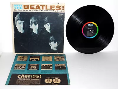 Rare 1964 Beatles Meet The Beatles! T 2047 Monophonic Lp Record Album Ex Vinyl • $99.99