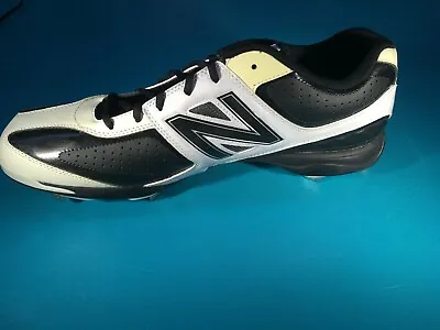 New Balance PS4040LW Baseball Metal Spike BLACK/WHITE Mens Shoe US 16 D • $26.95