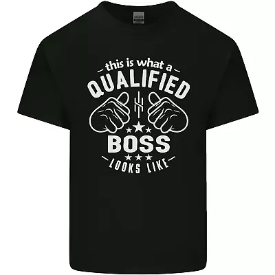 This Is What A Qualified Boss Looks Like Mens Cotton T-Shirt Tee Top • £8.75