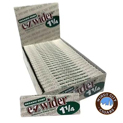 E-Z Wider Organic Hemp 1 1/4 Rolling Papers - 5 Packs • $15