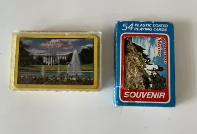 Vintage White House Washington D.C. & Bar Harbor Maine Playing Cards Complete • $10.49