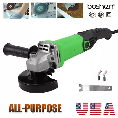 Boshen 4-1/2 In 120V 7.5 Amp Corded Angle Grinder Variable Speed For Cut Off • $34.89