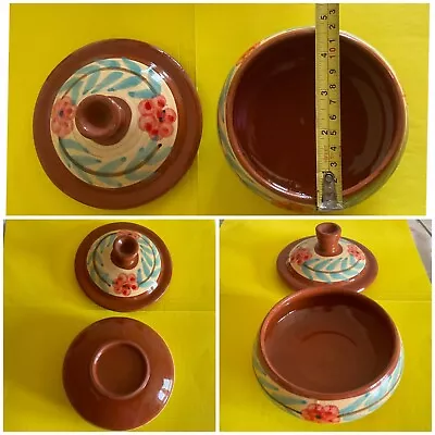 Tagine Morocco Ceramic Small Serving Pot Handmade For Spice Sauce Olive Nuts • $19.90