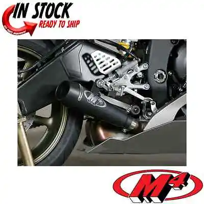 M4 Exhaust 2006-2020 Yamaha R6 Gp Mount Slip On Muffler Black Genuine M4  • $478.85