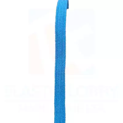 1/4  (6mm) Latex-Free American Blue Knitted Elastic - US Made • $6.99
