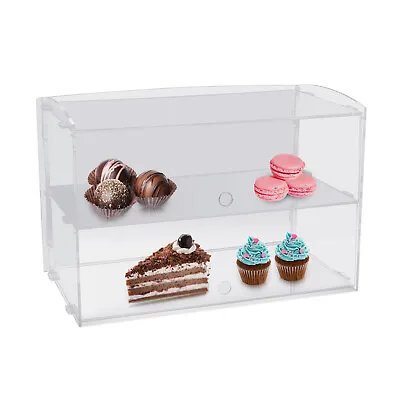 Acrylic Countertop Dessert Display Shelf Display Case Bakery Pastry Display Case • £61