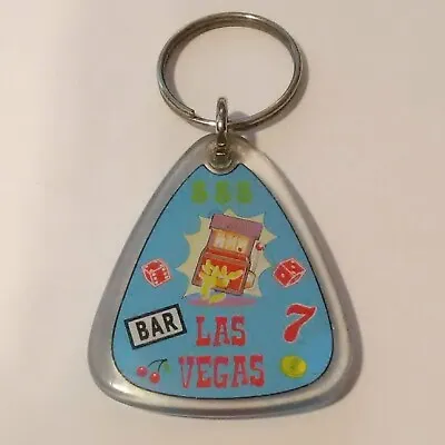 $3 • Buy Las Vegas Bar - Dice - Slots Logo Key Chain Great For Any Vintage Collection!