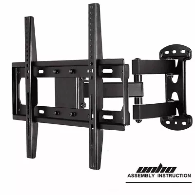 Upgraded 32-55  TV Wall Mount Bracket Swivel Tilt Angle For Full HD Panasonic LG • £21.99