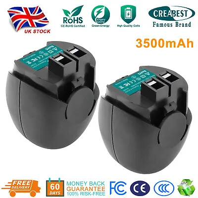 2x 3500mAh 4.8V Ni-MH Battery For Metabo Powermaxx Powergrip 2 6.27270 6.31858 • £28.90