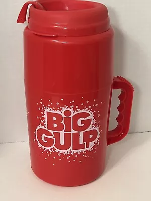 7-Eleven Big Gulp Insulated 100 Oz / 2.96 L Fountain Cup Mug Red Thermo Serv Jug • $19.95