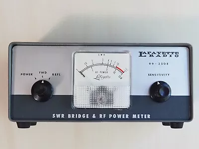 Lafayette Radio SWR Bridge & RF Power Meter # 99-2508 Antique Un-tested • $24