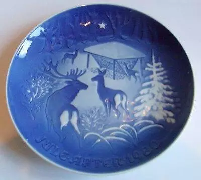 Bing & Grondahl (BG) Christmas Plate From 1980 • $10