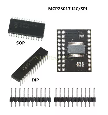 MCP23017 DIP SOP Bidirectional 16-Bit I/O Expander I2C IIC Serial Interface • $3.38